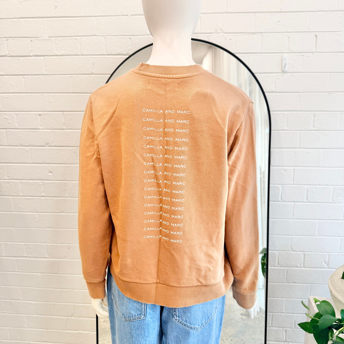 Camilla & Marc Lightweight Dunning Crew Sweater – knit, view 4