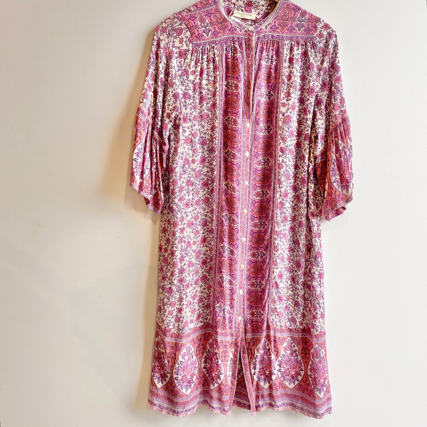 Spell Jasmine Midi Dress in Lilac - Size S (10/12)