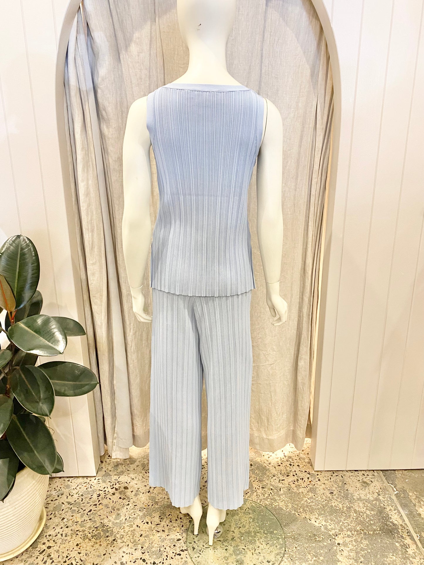 Country Road Light Blue Ribbed Set - Size S (8/10)