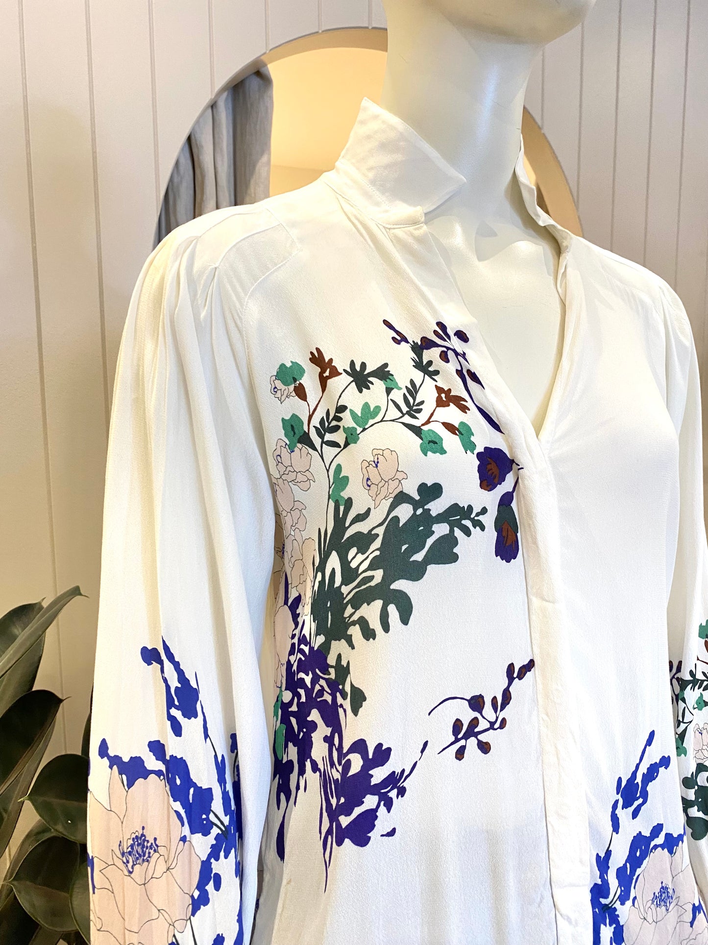 Massimo Dutti Floral Shirt - Size 12