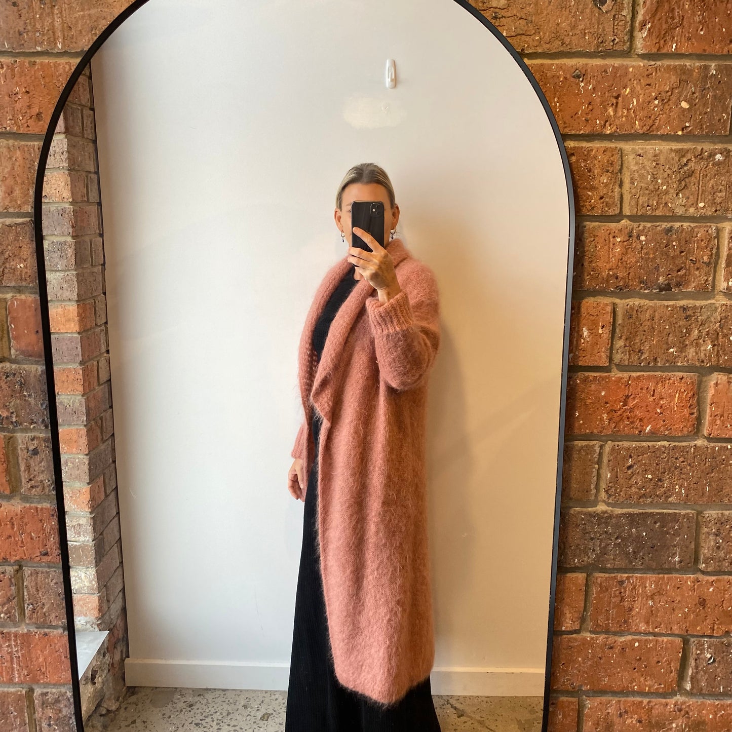 Country Road Mohair Long Cardi - Size Small (10-12)