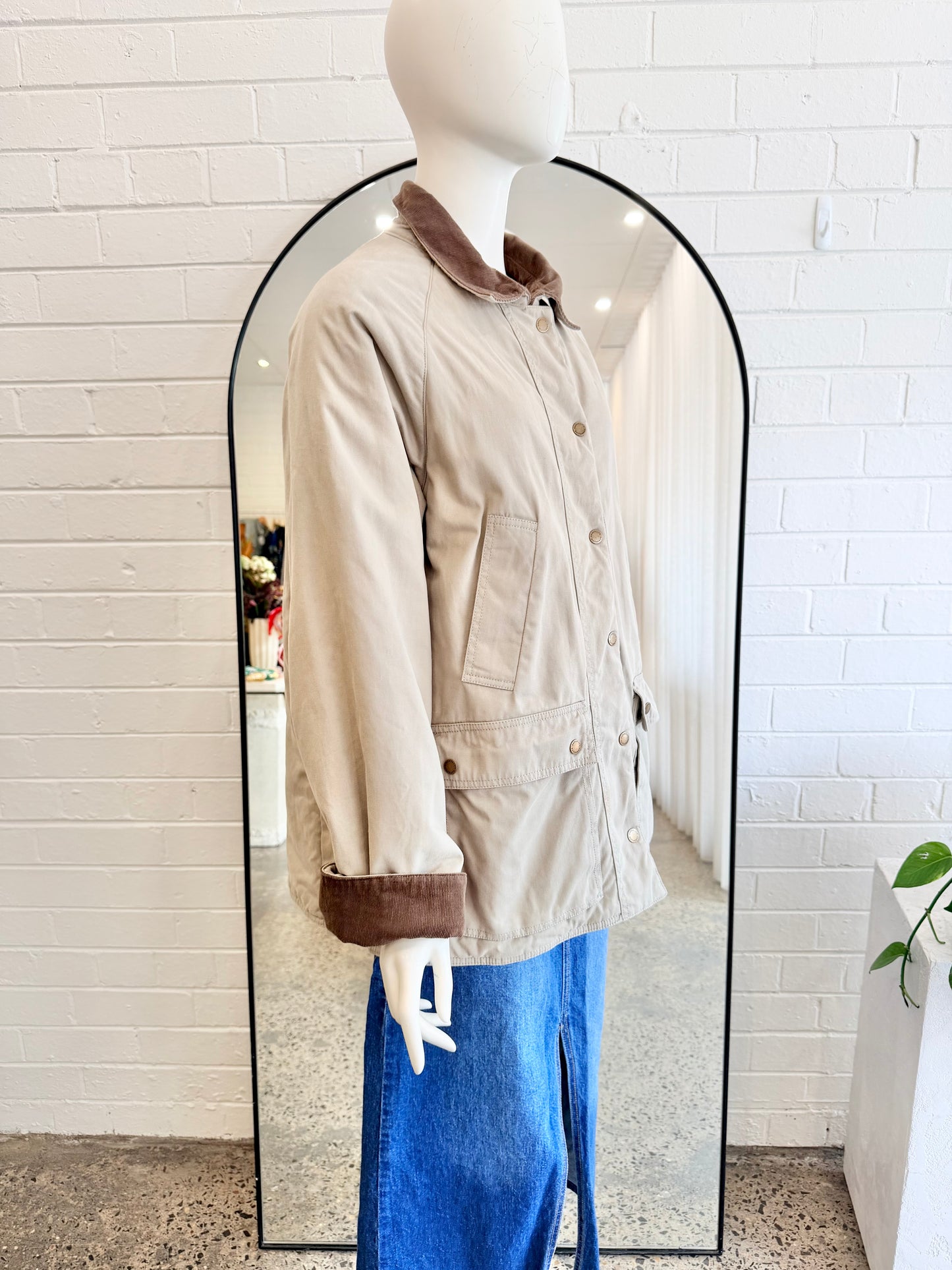 Ceres Life Ash Green Barn Jacket - Size M (10 - 12)