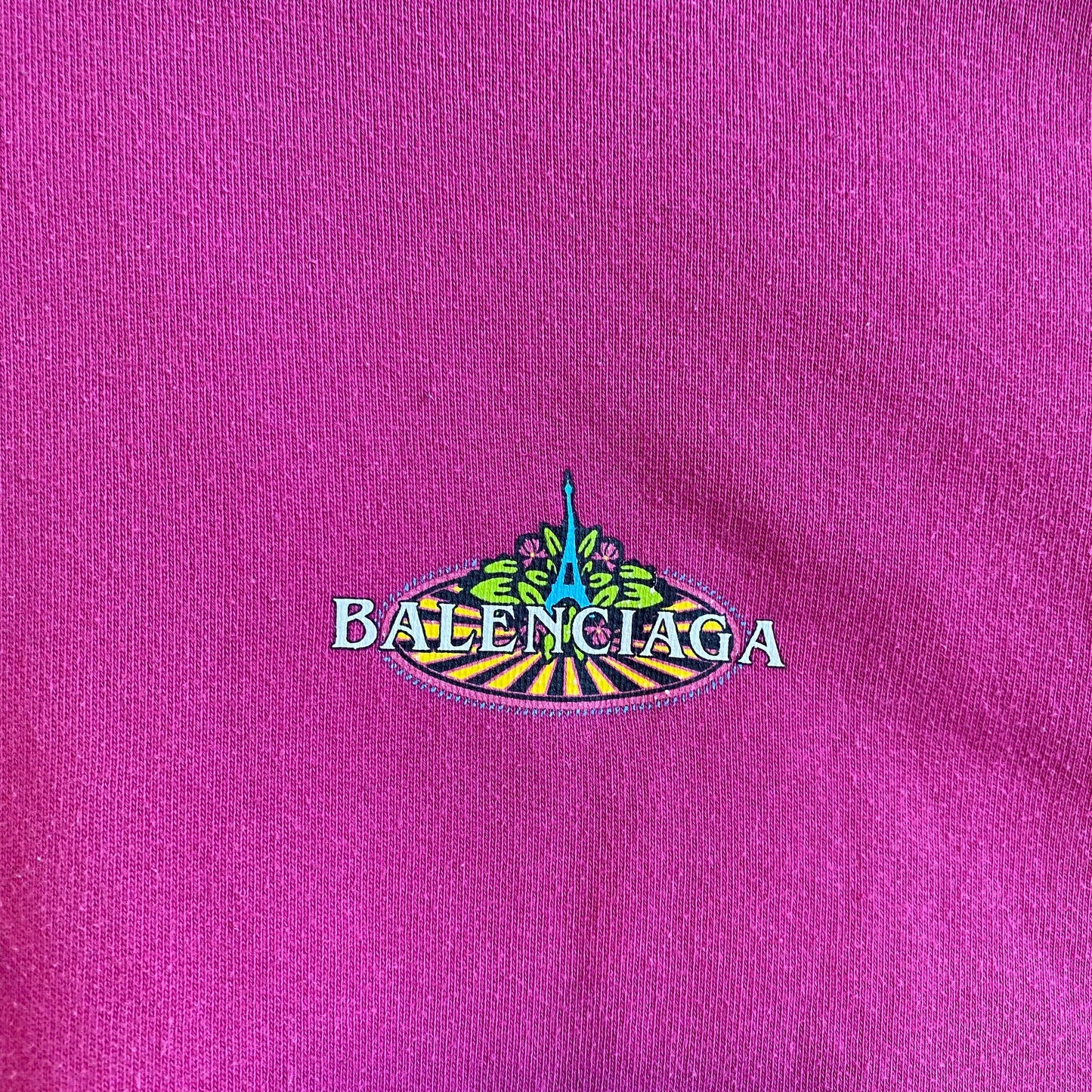 Balenciaga Bonjour Eiffel Tower Hoodie - Size Small (8/10)