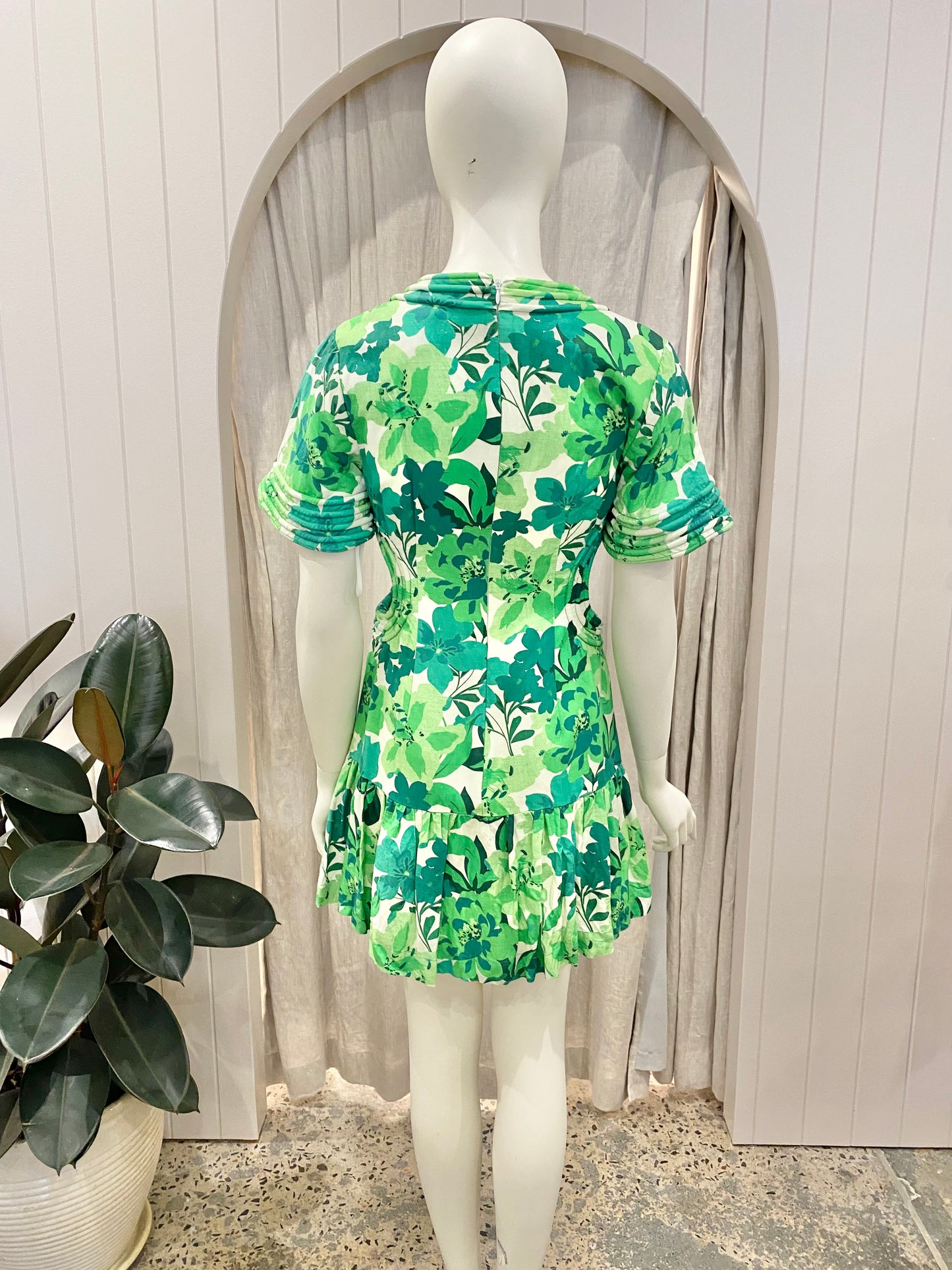 Rebecca Vallance Marguerita Cutout Mini Dress - Size 10