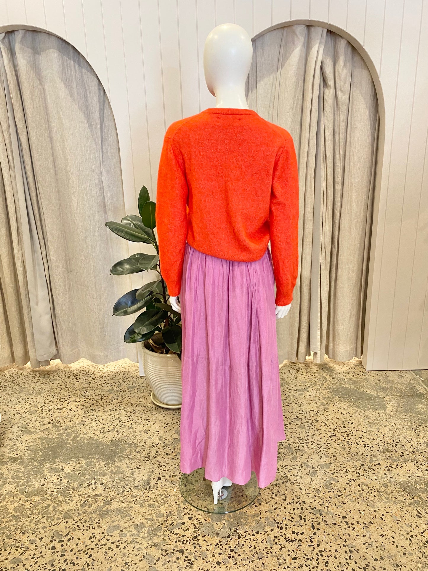 Samsoe Samsoe Red Nor Short Cardigan - Size S (8-10)