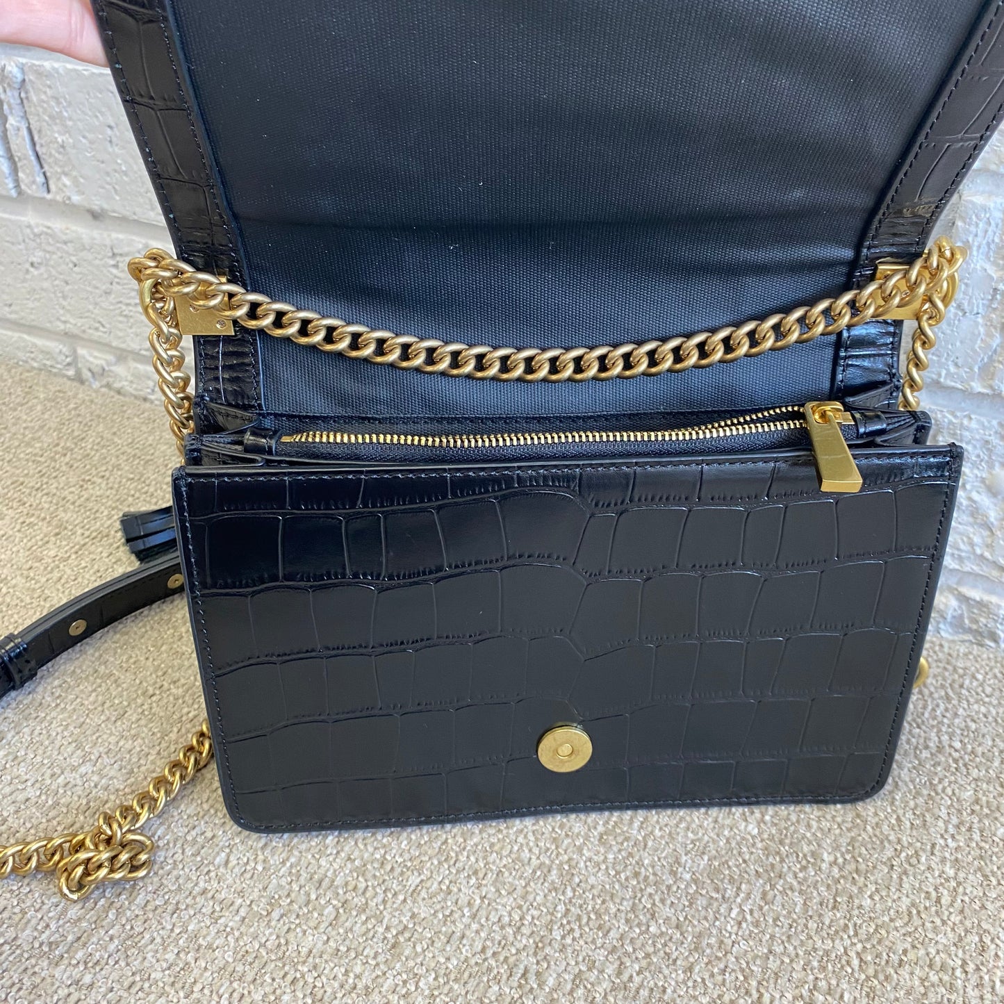 Nikki Williams Beau Crossbody Bag in Black