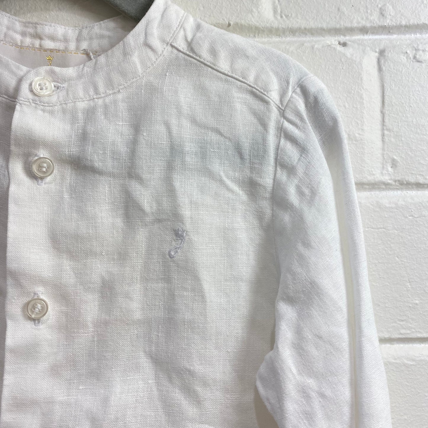 Jacadi white shirt - size 4