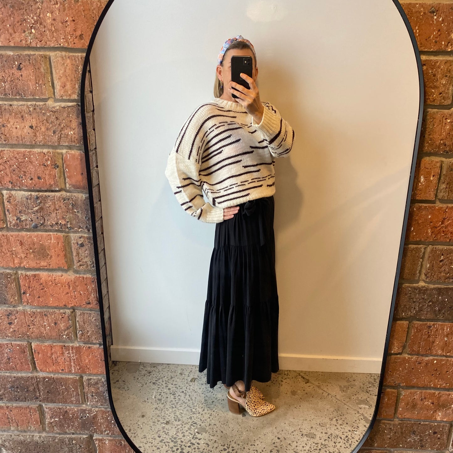 Skin and Threads Wool Striped Sweater - Size 12