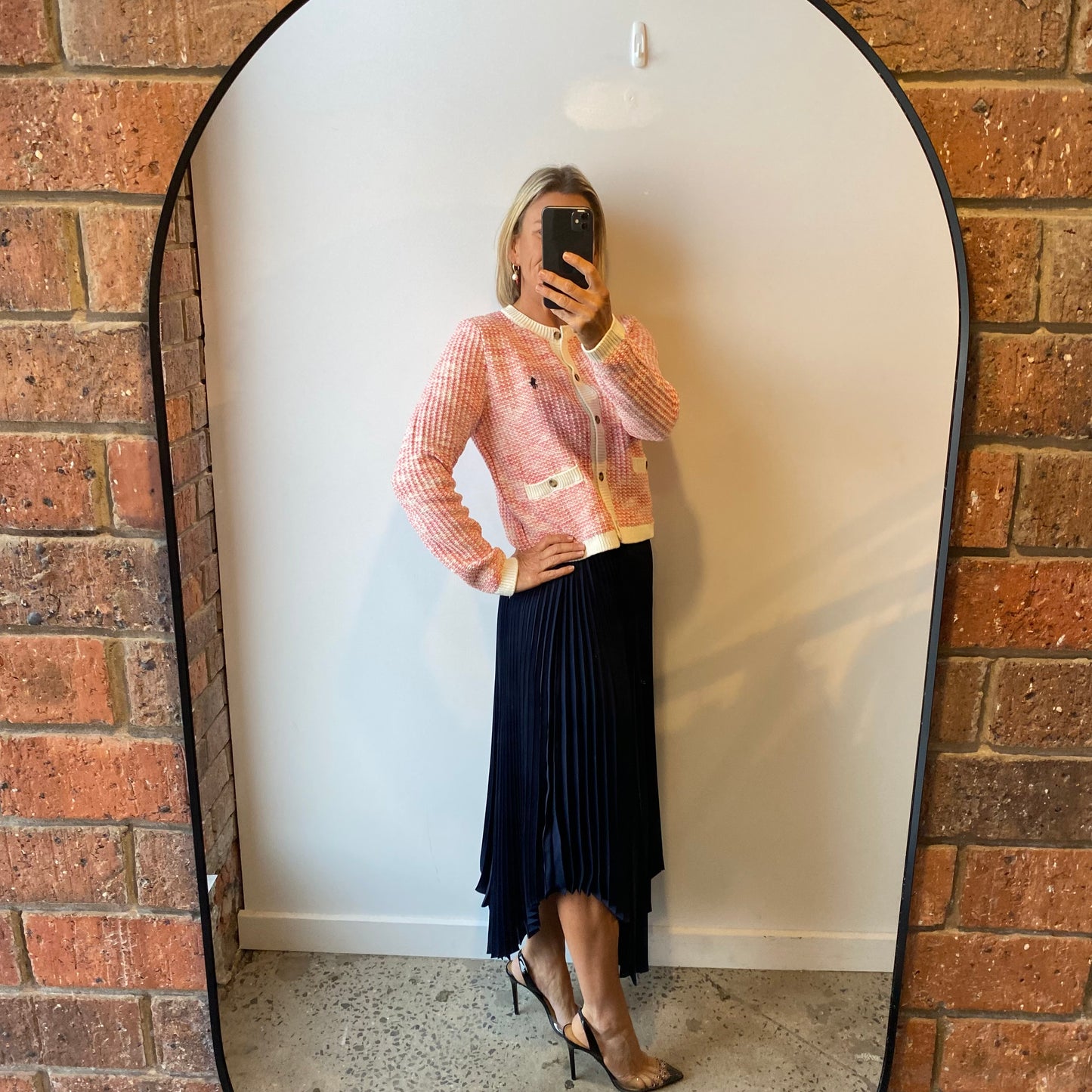 Ralph Lauren Tweed Knit Cardigan - Size 12
