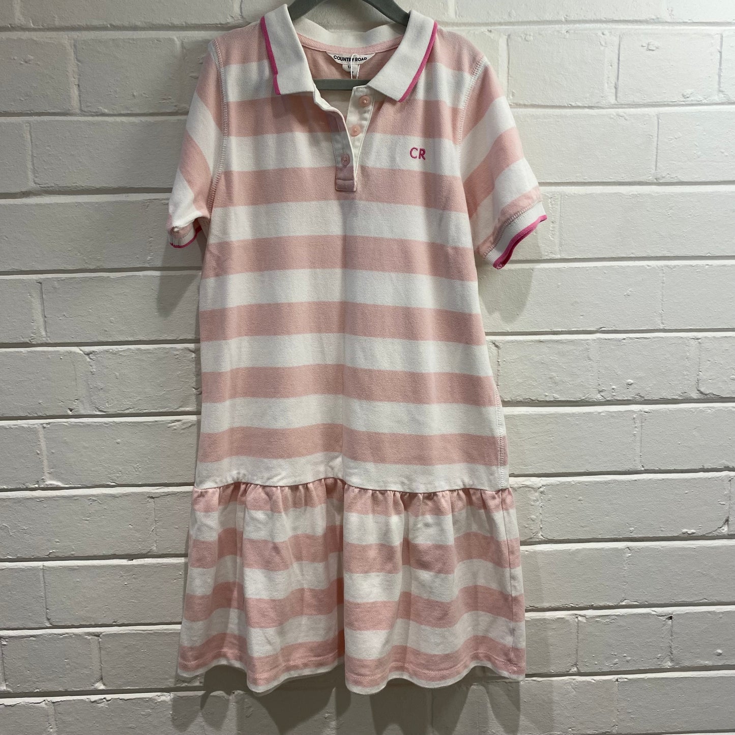 Country Road Stripe Polo Dress - Size 12
