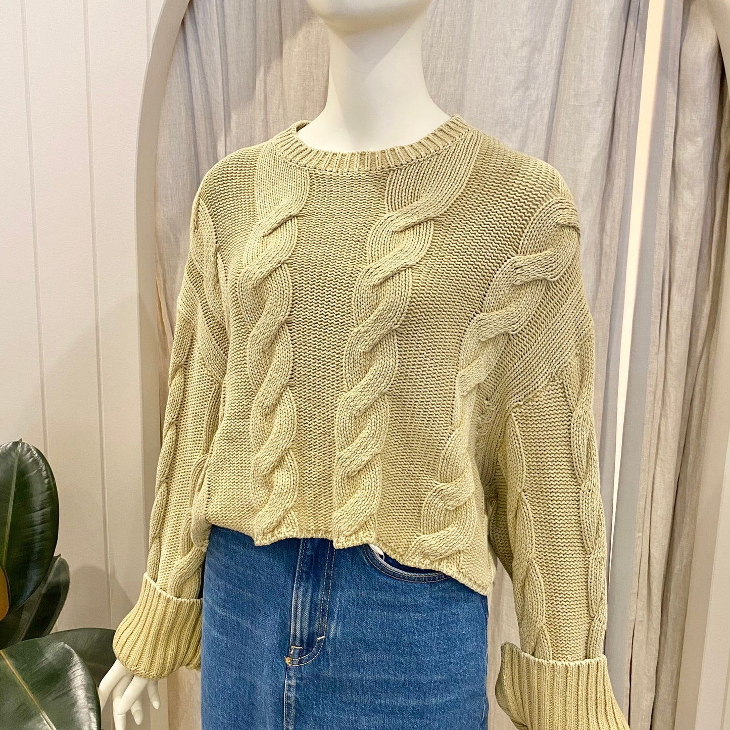 Camilla and Marc Louis Cable Sweater - Size S/M