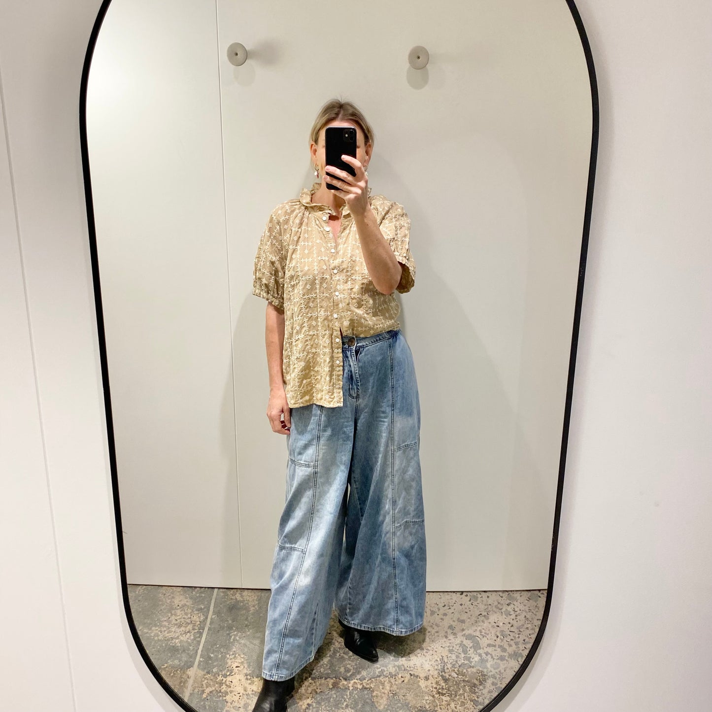 Zoe Kratzmann Embroidered Blouse - Size 2