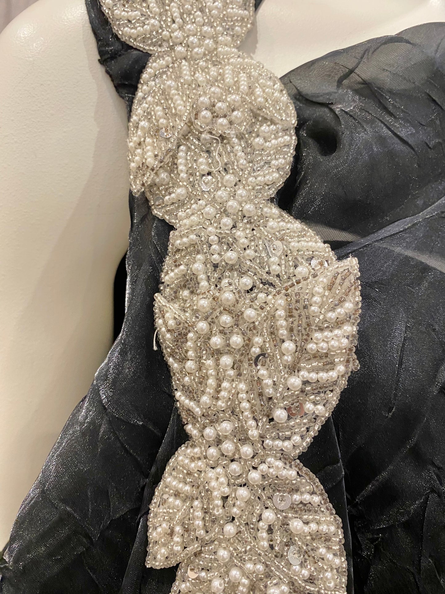 The Social Studio Black Midi Dress - Size 10