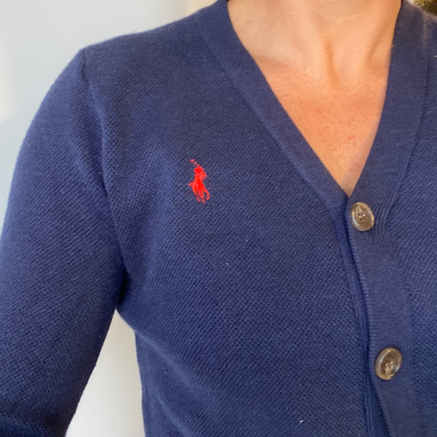Ralph Lauren Navy Cardigan - Size 12