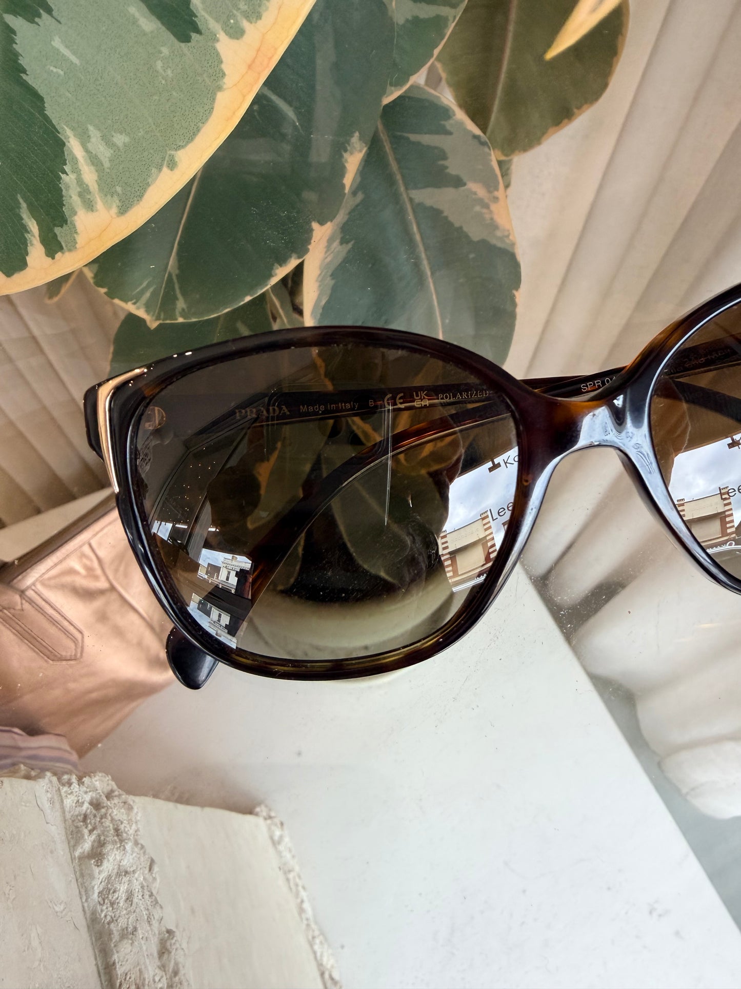 Prada Tortoise Shell SPR010 Sunglasses