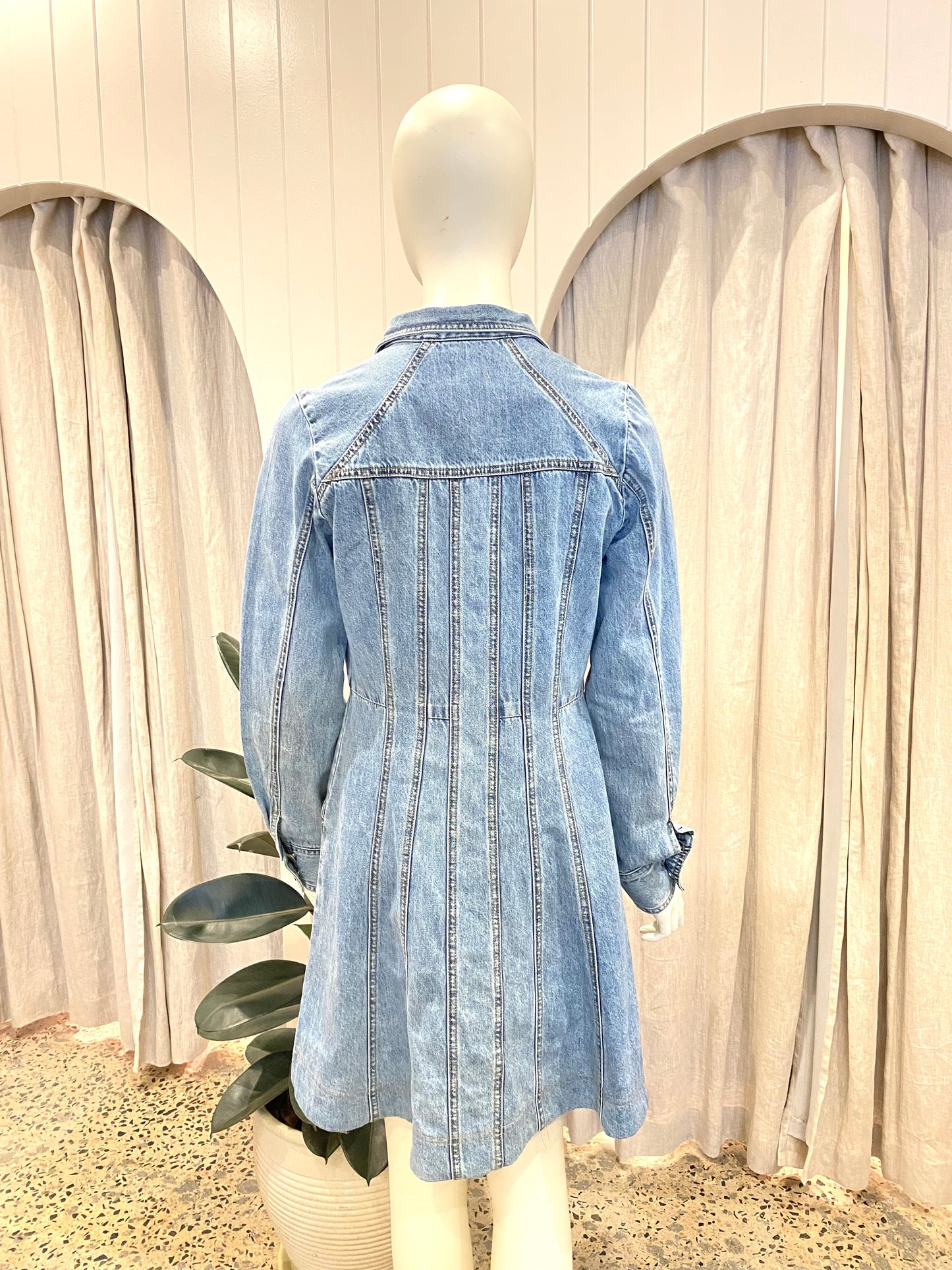 Morrison 'Atticus' Denim Dress - Size 12