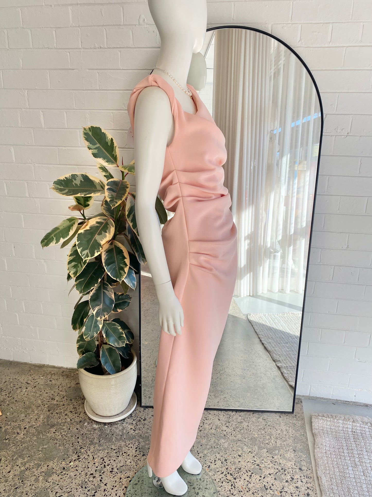 Misha 'Gia' Midi Dress in Rose - Size 10