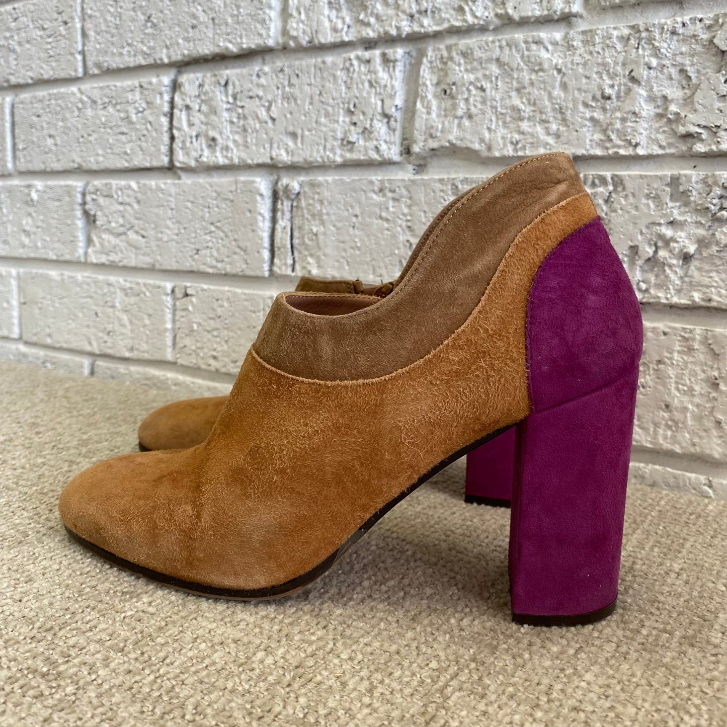 L'autre Chose Suede Ankle Boots - Size 39.5