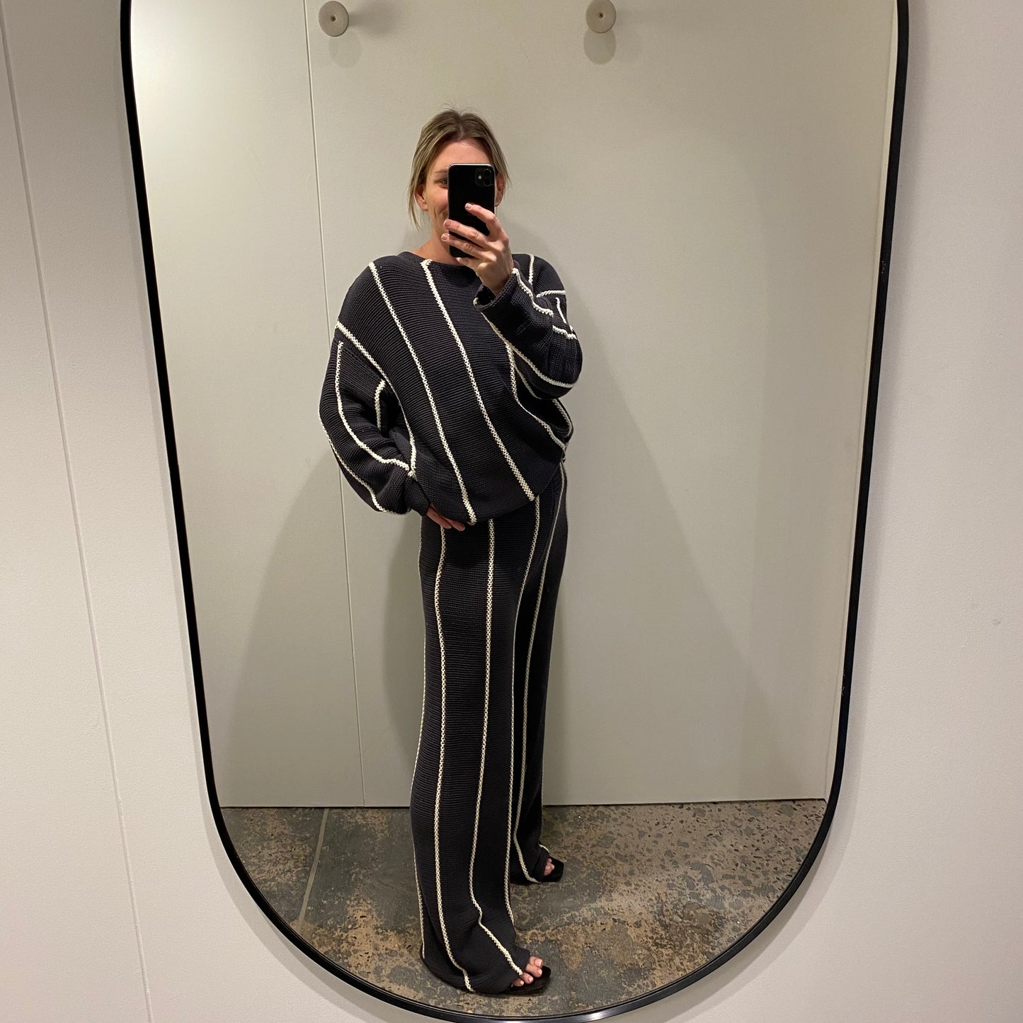 Zulu & Zephyr Stripe Knit Set - Size 12