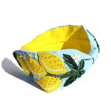Kingston Blue Citrus Beaded Headband