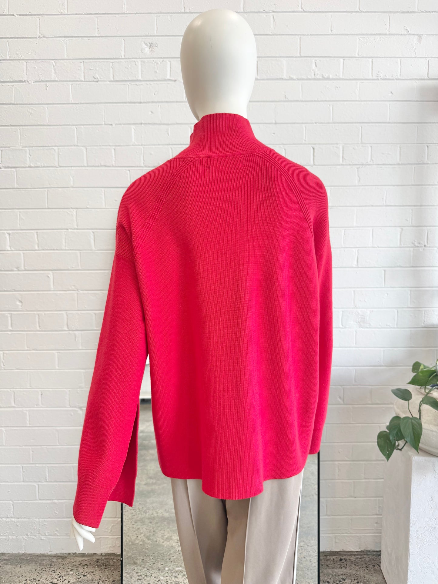 Country Road Rollneck Sweater in Red - Size M (12)