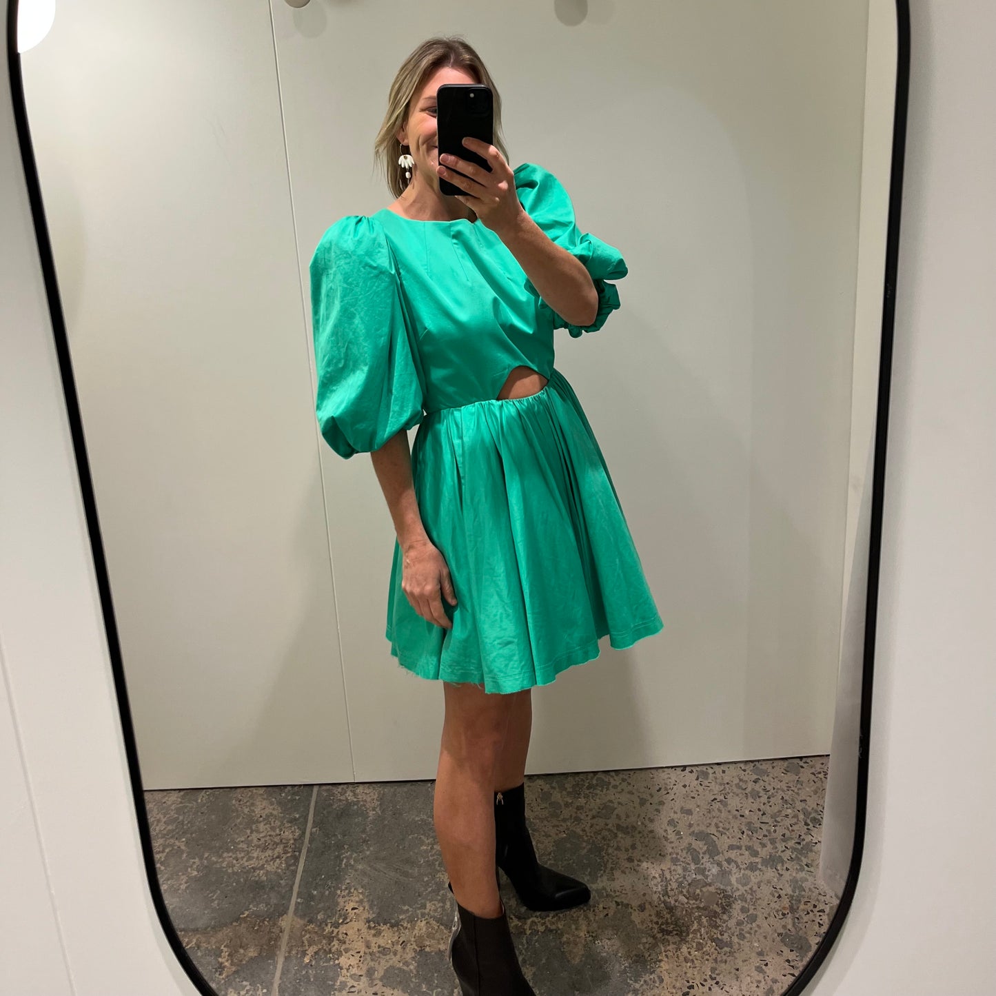 AJE Colette Abstract Mini Dress - Size 12