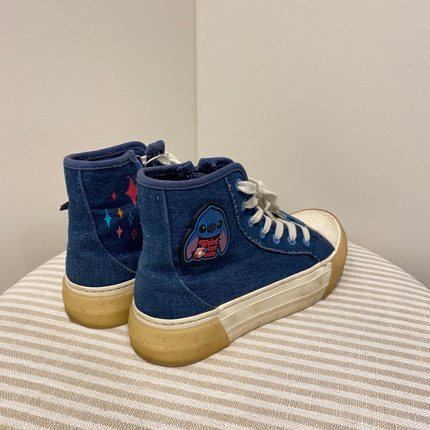 Zara Lilo & Stitch High Tops - Size EU 32
