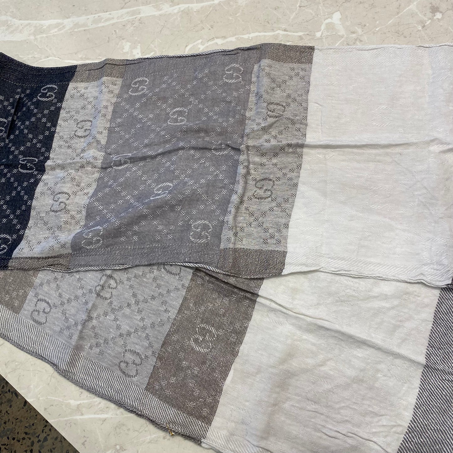Gucci Silk/Wool Scarf - Vintage