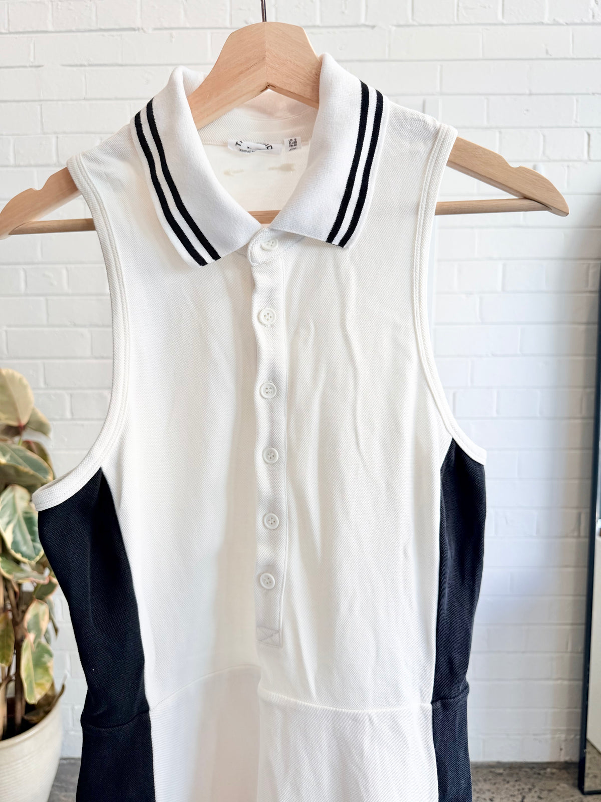 The Upside White Alcaraz Martina Dress - Size M (8 - 10)