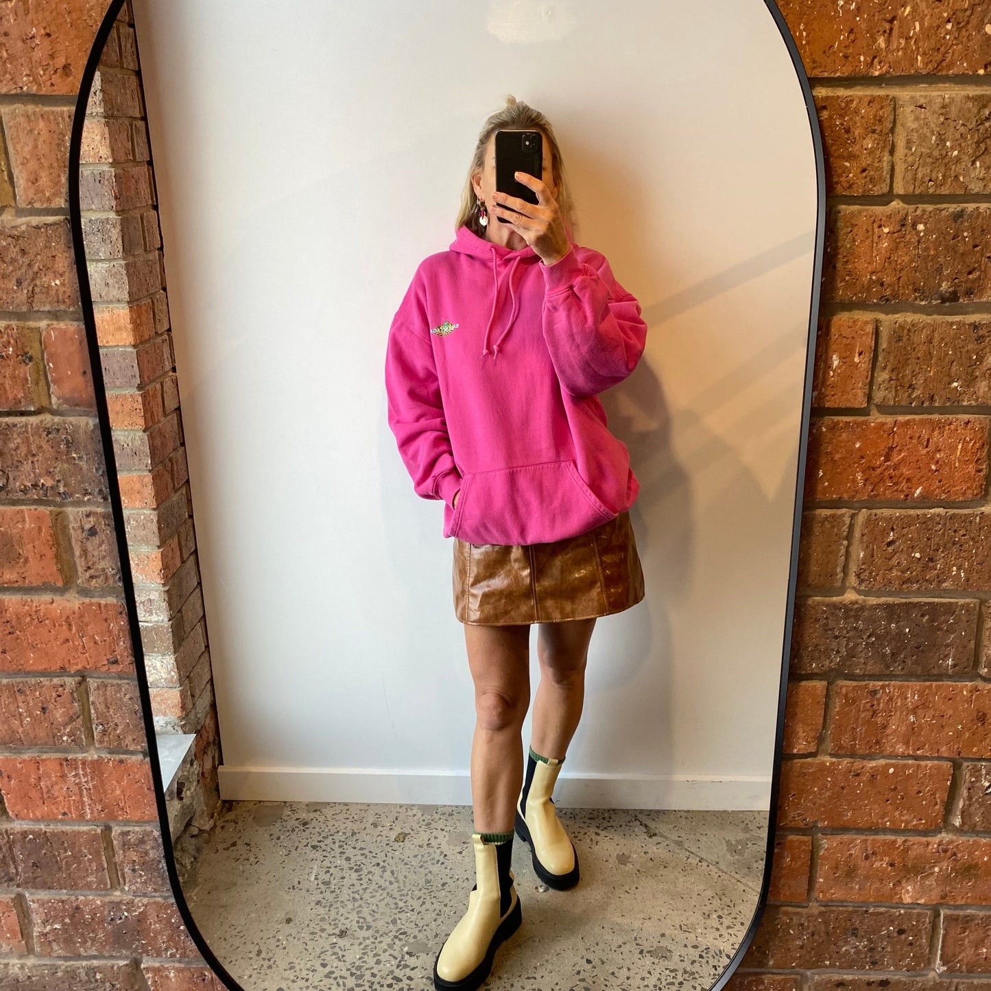 Balenciaga Bonjour Eiffel Tower Hoodie - Size Small (8/10)