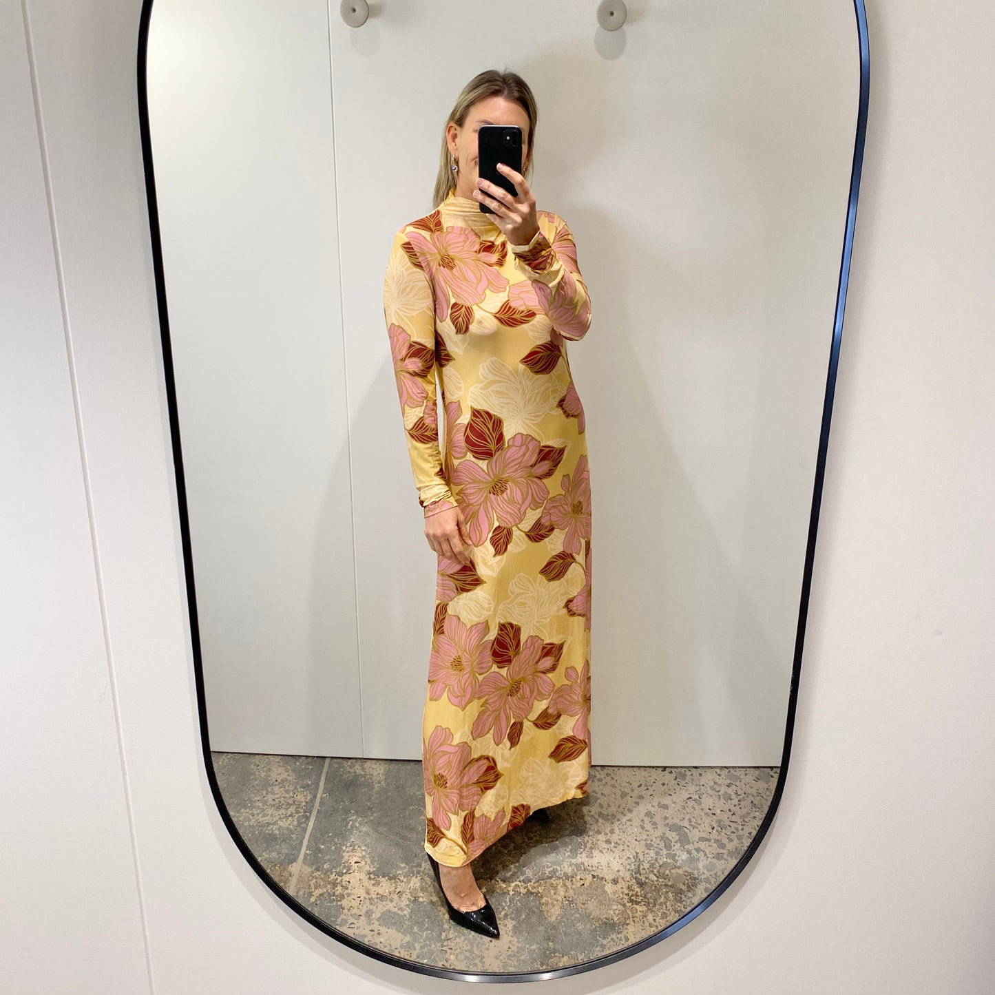 Kinney Camilla Dress in Rosa Floral - Size M (10)