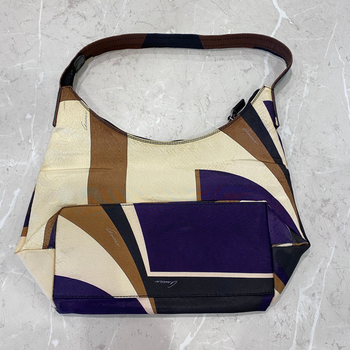 Gucci Patchwork Shoulder Bag - Vintage