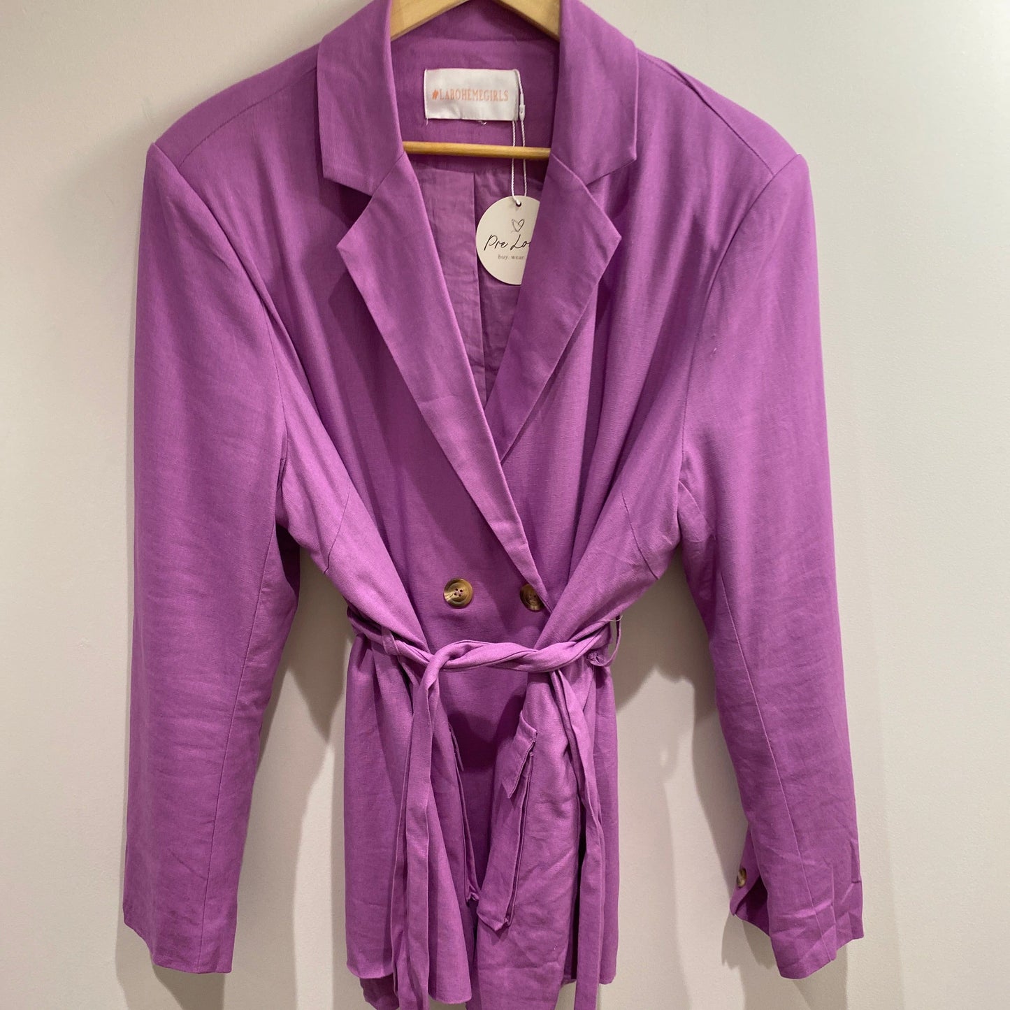 La Boheme Girls Rumer Blazer in Purple - Size 12