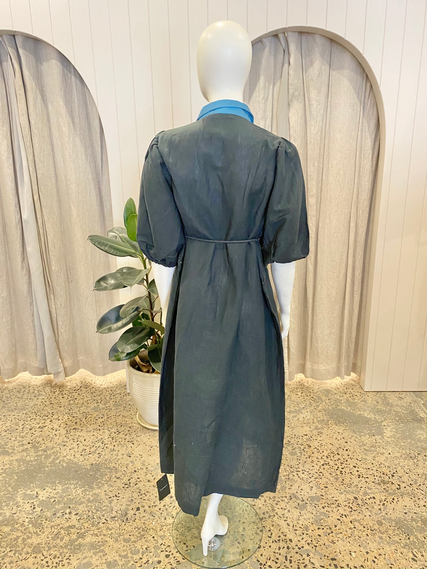 Bohemian Traders Fleur Puff Sleeve Midi Dress - Size 18