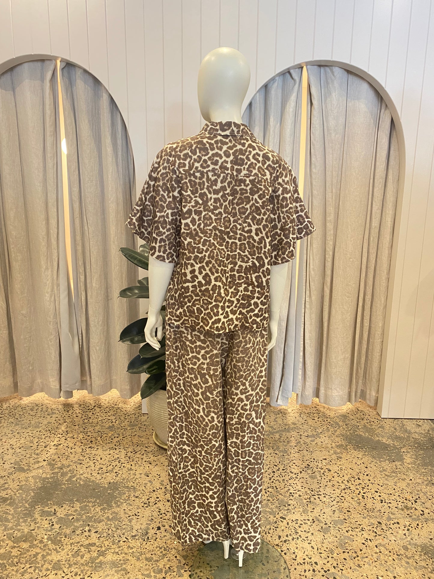 Zoe Kratzmann Leopard Print Co-ord Set - Size 1 (10)