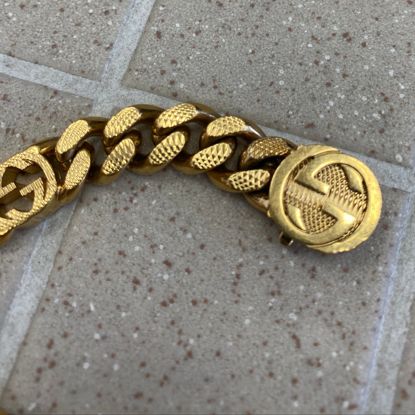 GUCCI Interlocking Chain Bracelet