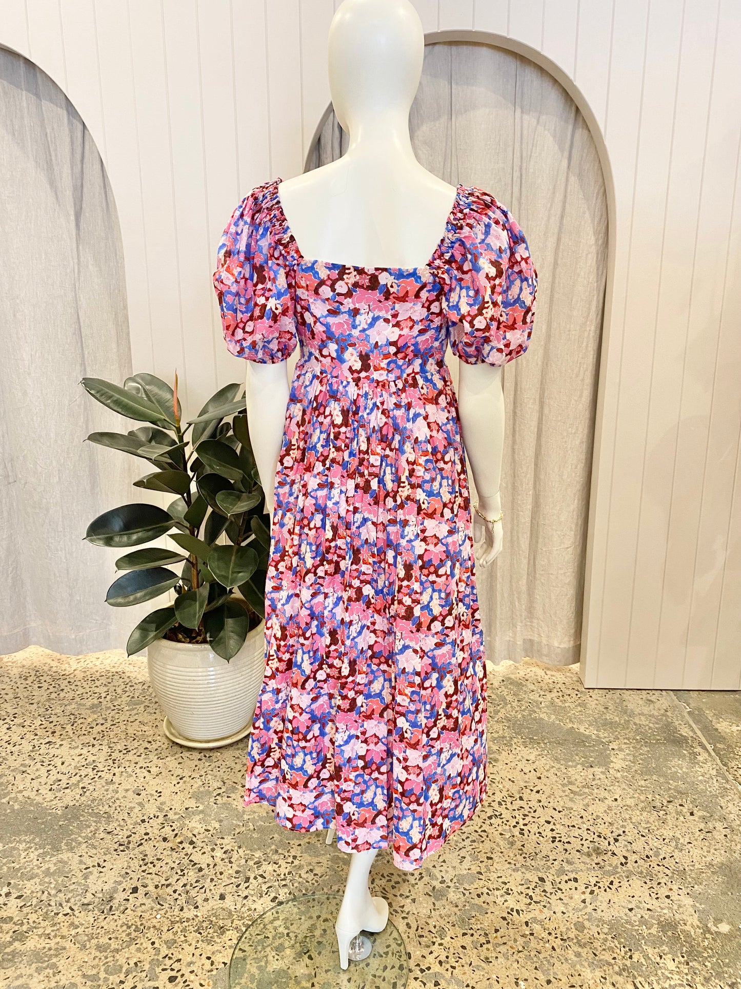 Steele 'Raven Dress' in Blossom Print - Size Small (10)