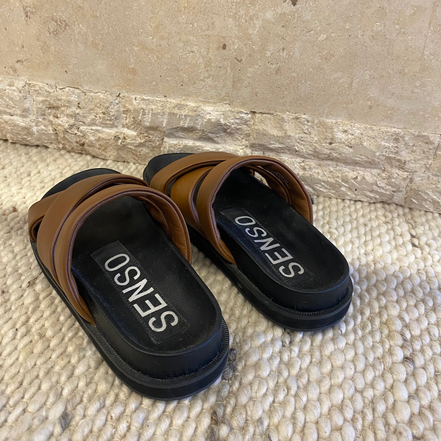 Senso Nico Slide in Chestnut - Size 37
