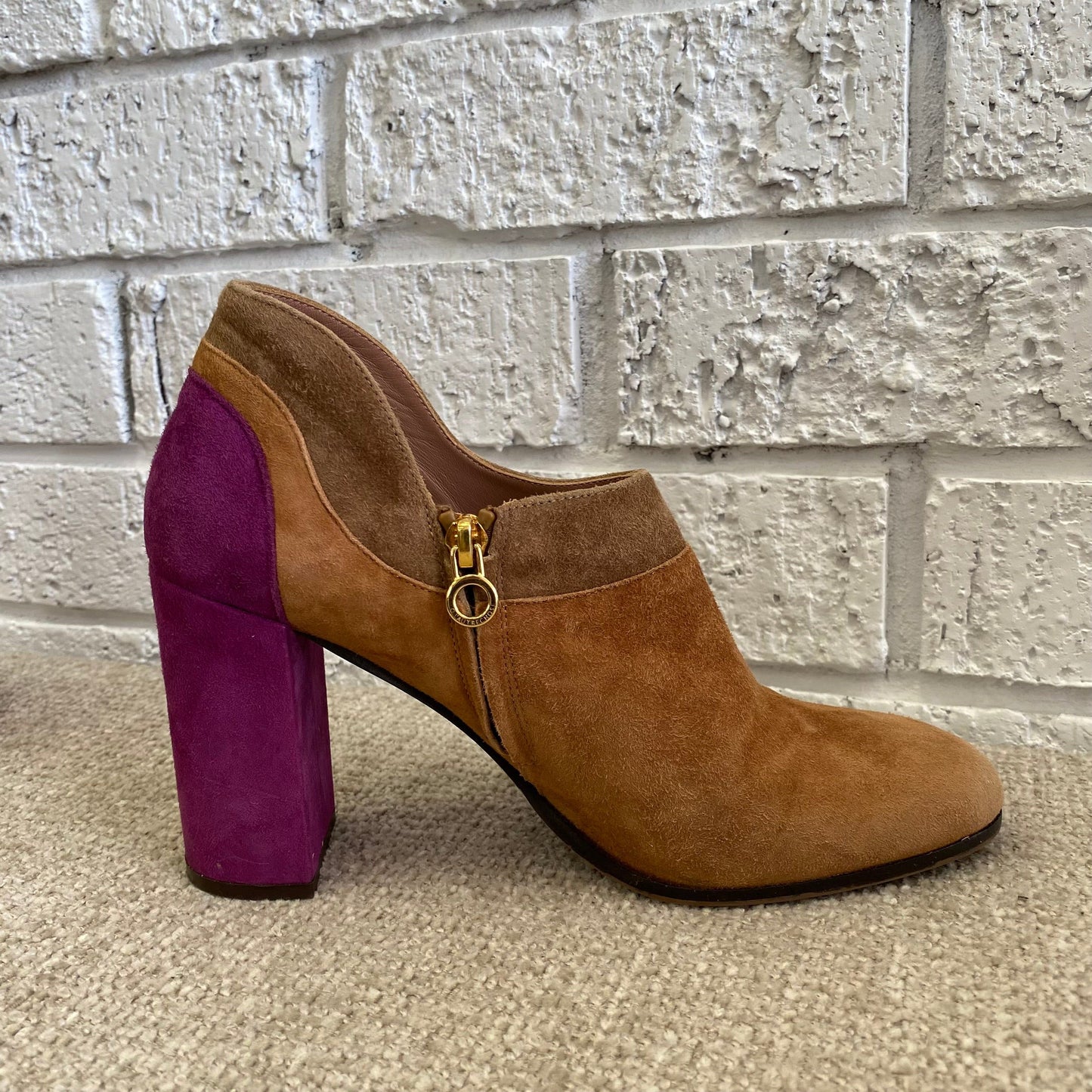 L'autre Chose Suede Ankle Boots - Size 39.5