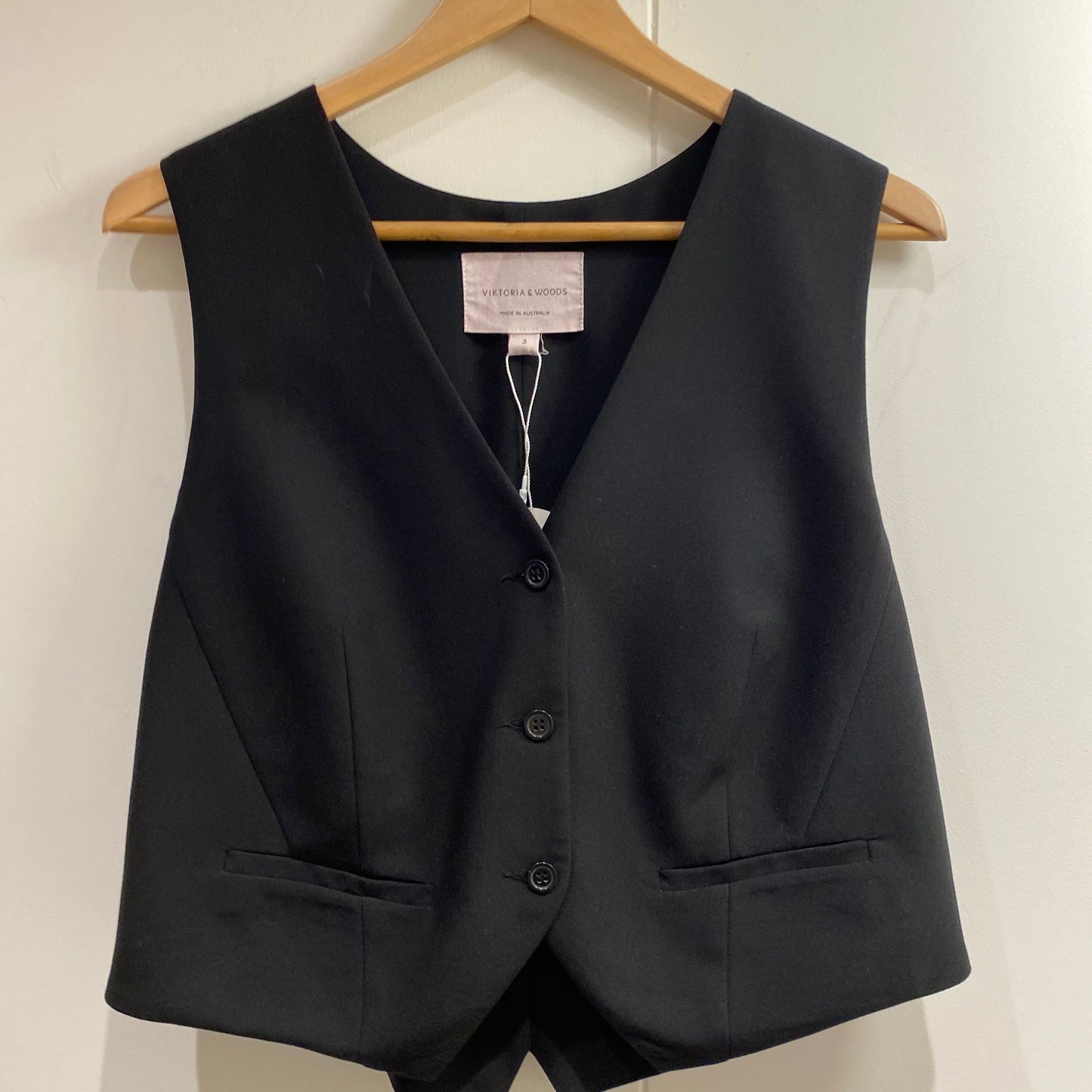 Viktoria & Woods 'Strummer' Vest in Black - Size 3 (12)