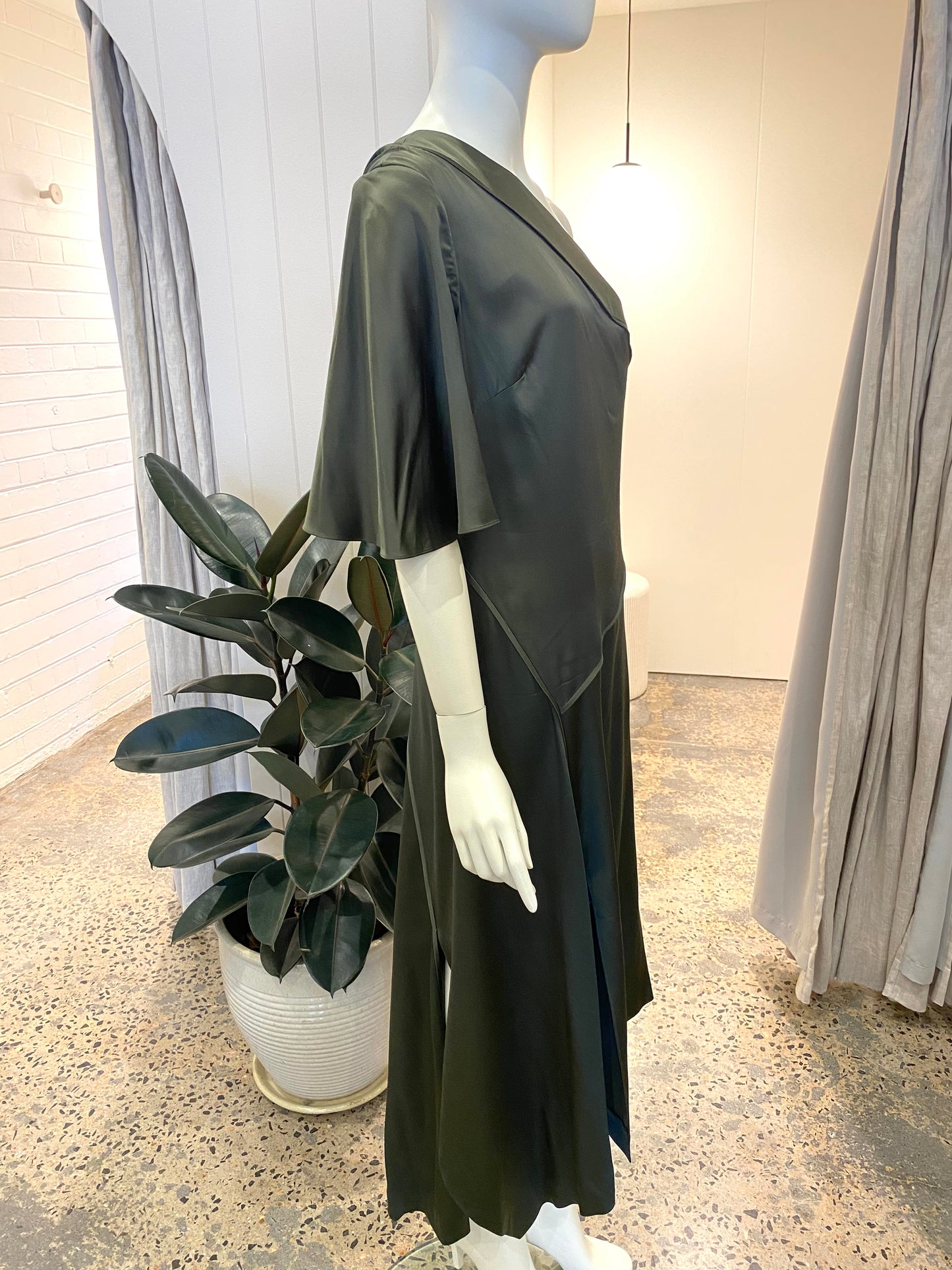 Sass & Bide The Motto Dress in Olive - Size 12