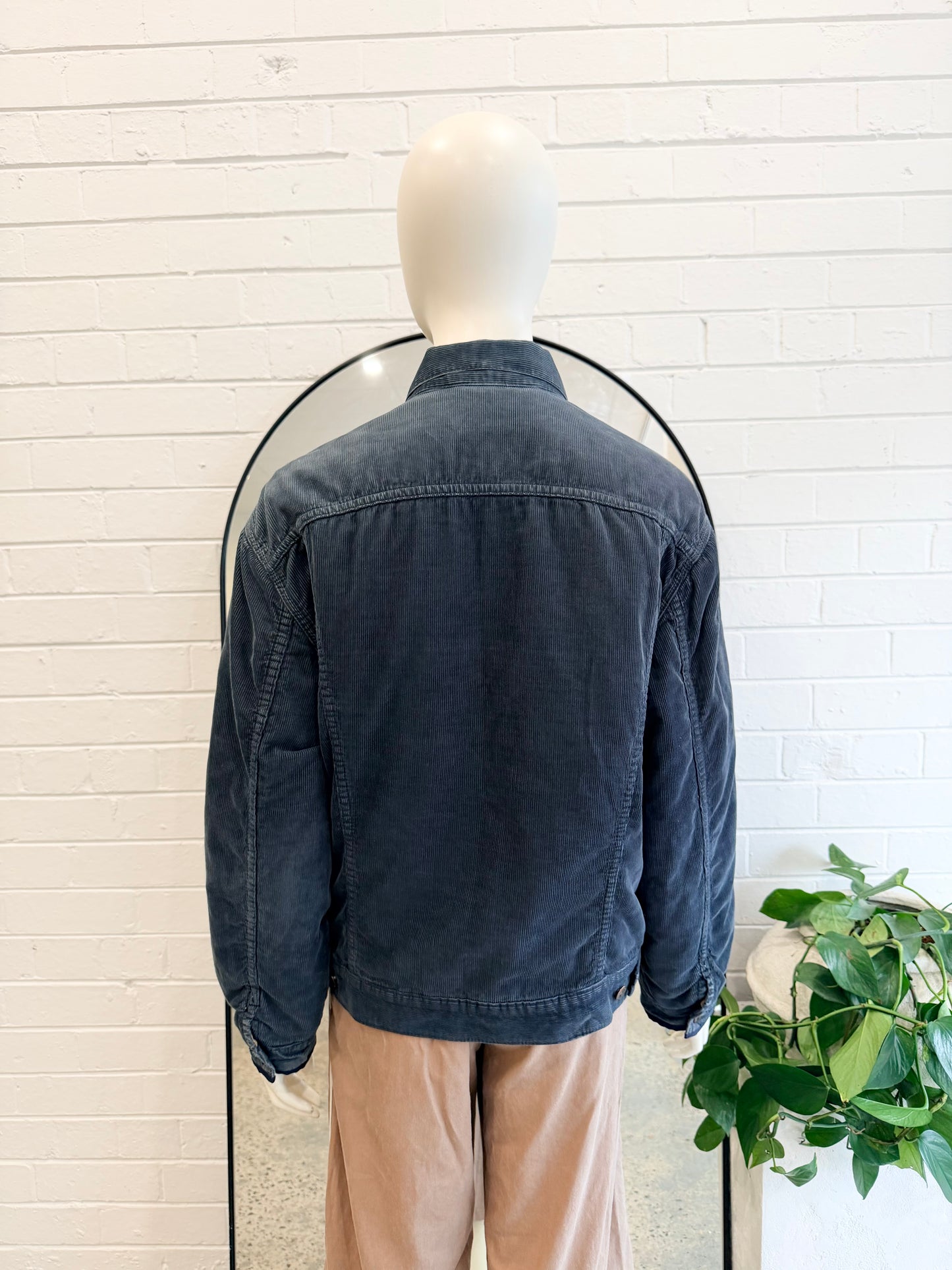 Levi's Corduroy Jacket in Blue - Size M (12)