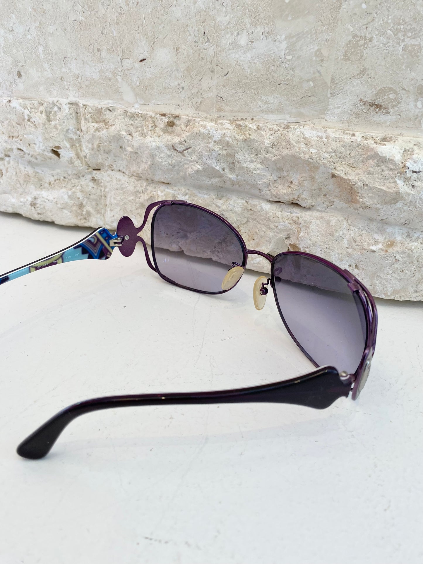 Emilio Pucci EP104S Sunglasses Purple Print