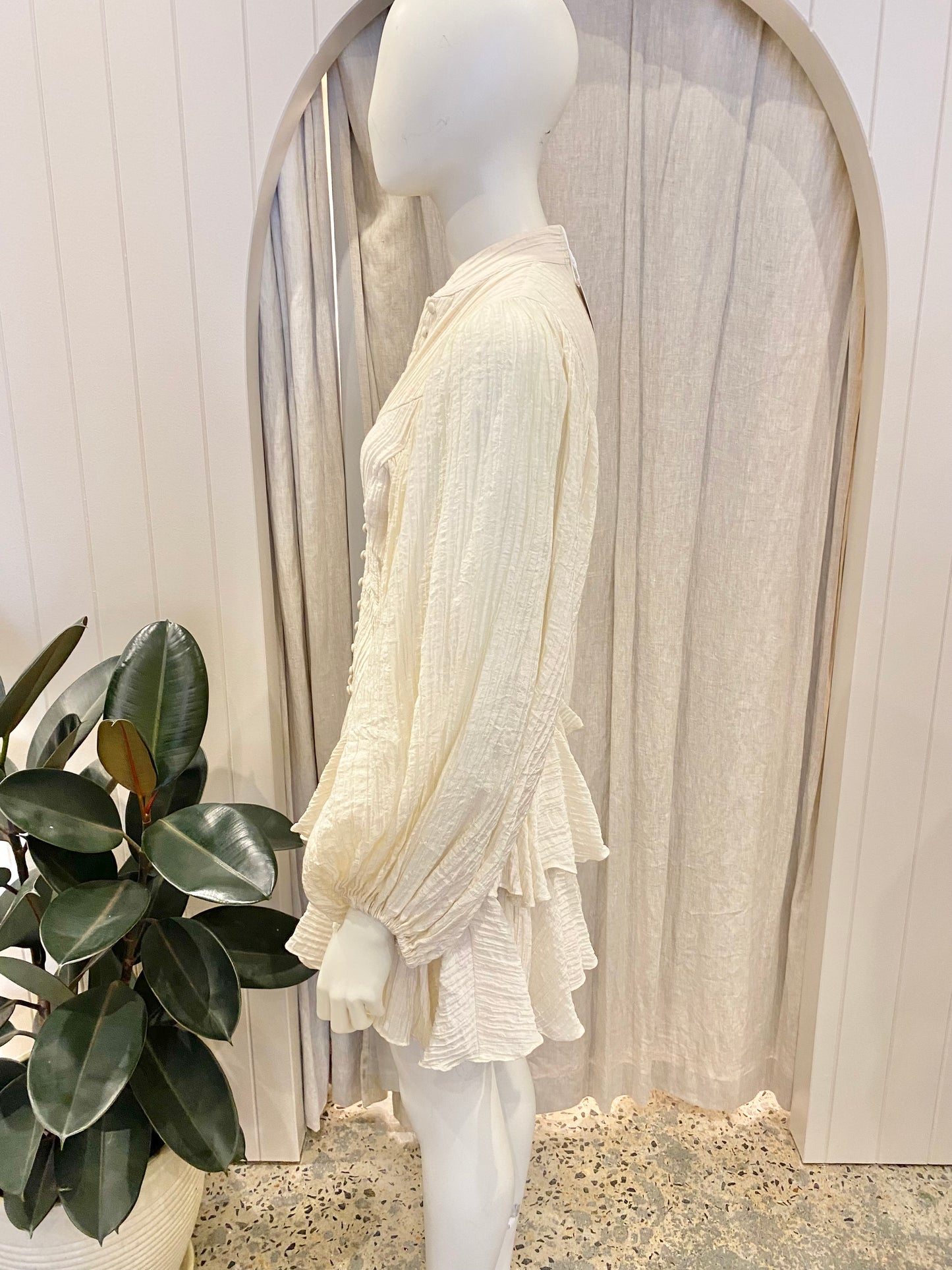 Shona Joy Mila Frill Mini Dress - Size 8
