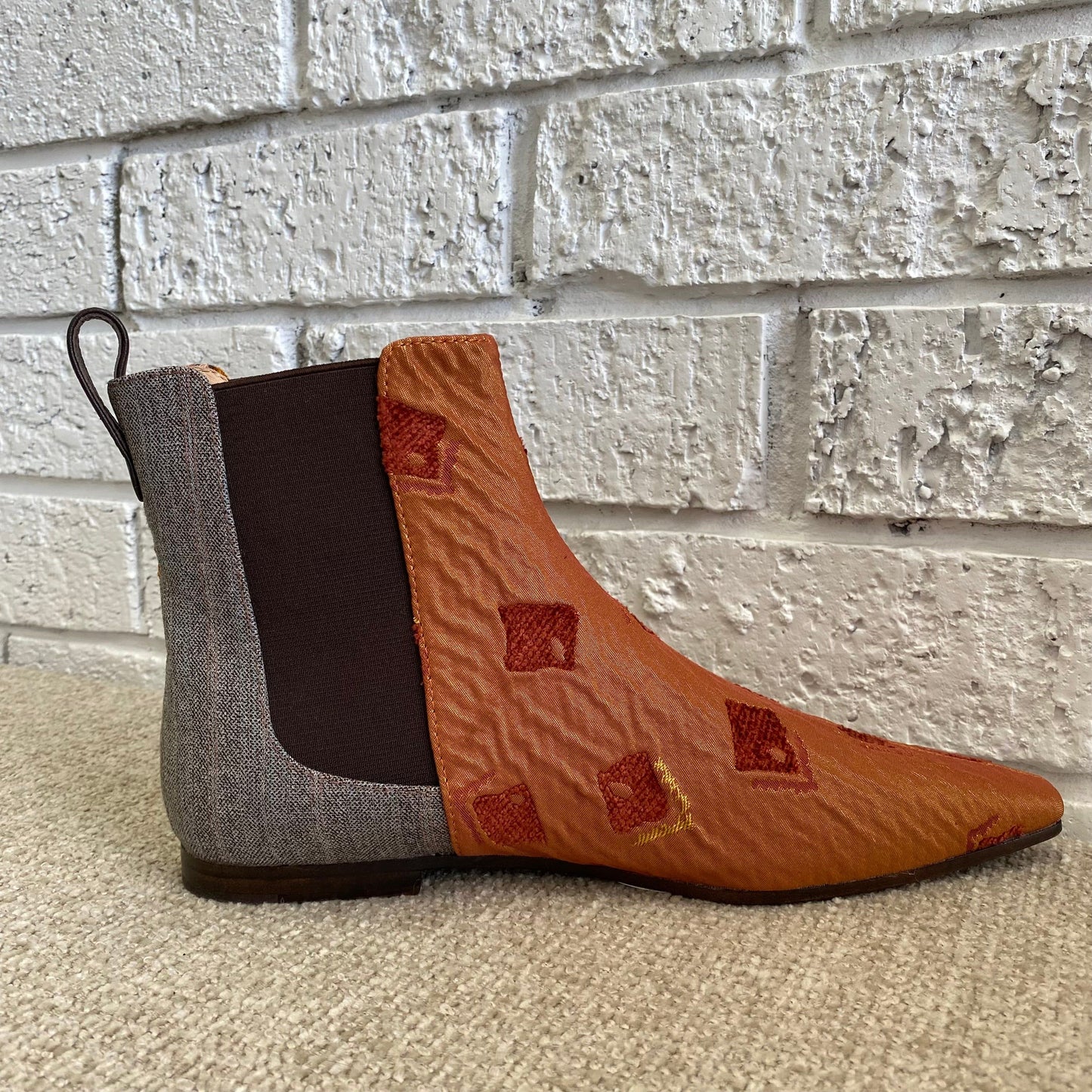 M.A DAINTY 'Circular' Ankle Boots - Size 39