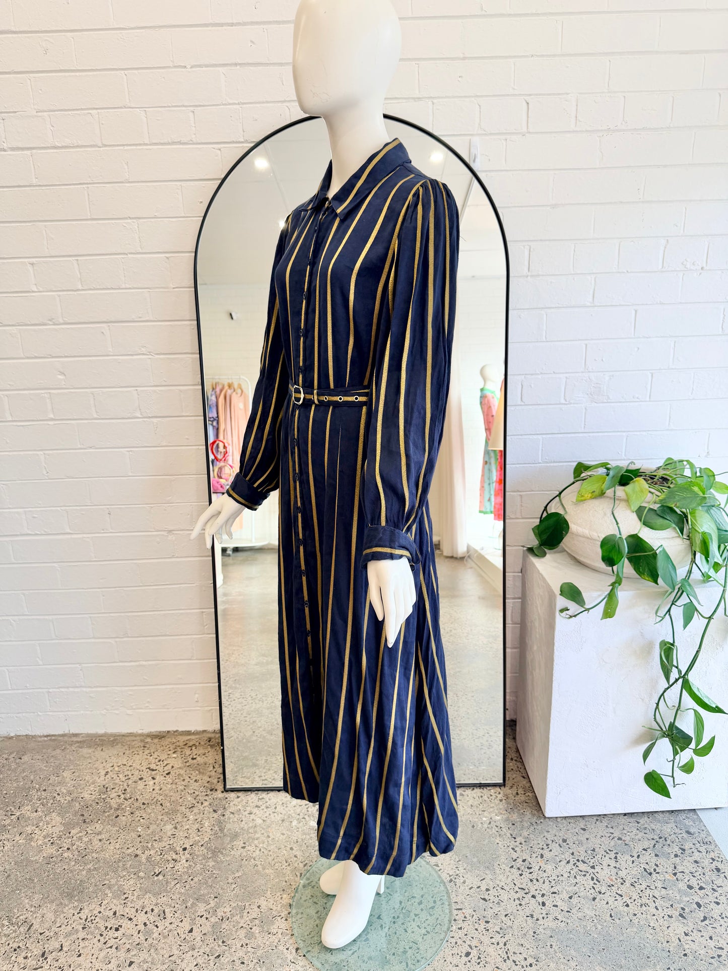 Allessandra Ink Soho Frankie Midi Dress - Size XL (14) - Perw-Loved Geelong