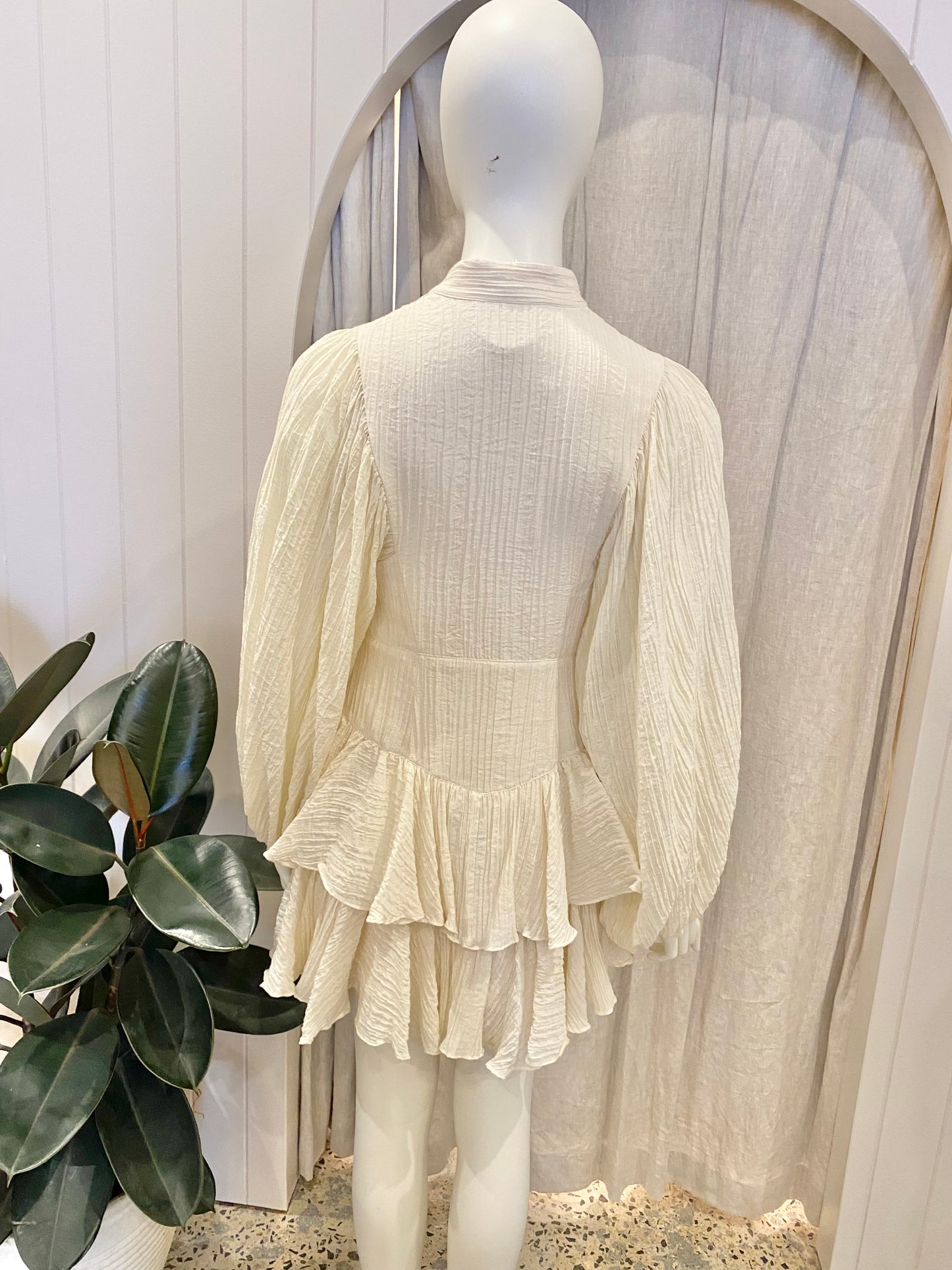 Shona Joy Mila Frill Mini Dress - Size 8
