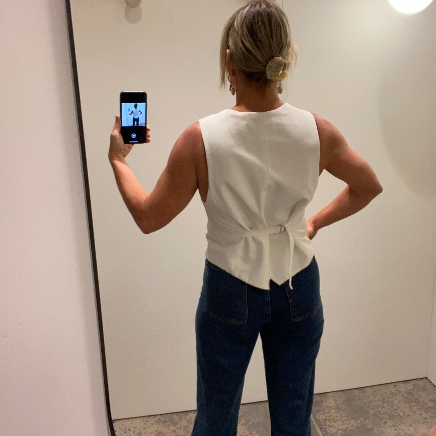 Viktoria & Woods 'Strummer' Vest in Bone - Size 3 (12)