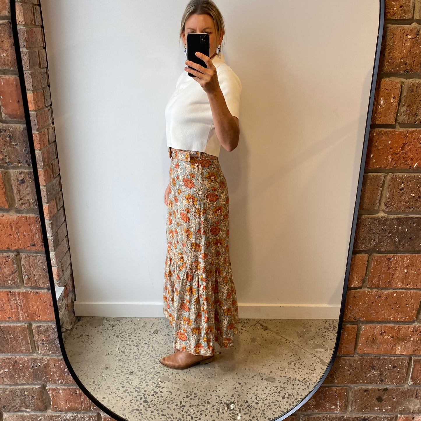 Zimmerman Andie Midi Skirt - Size 2 (10)