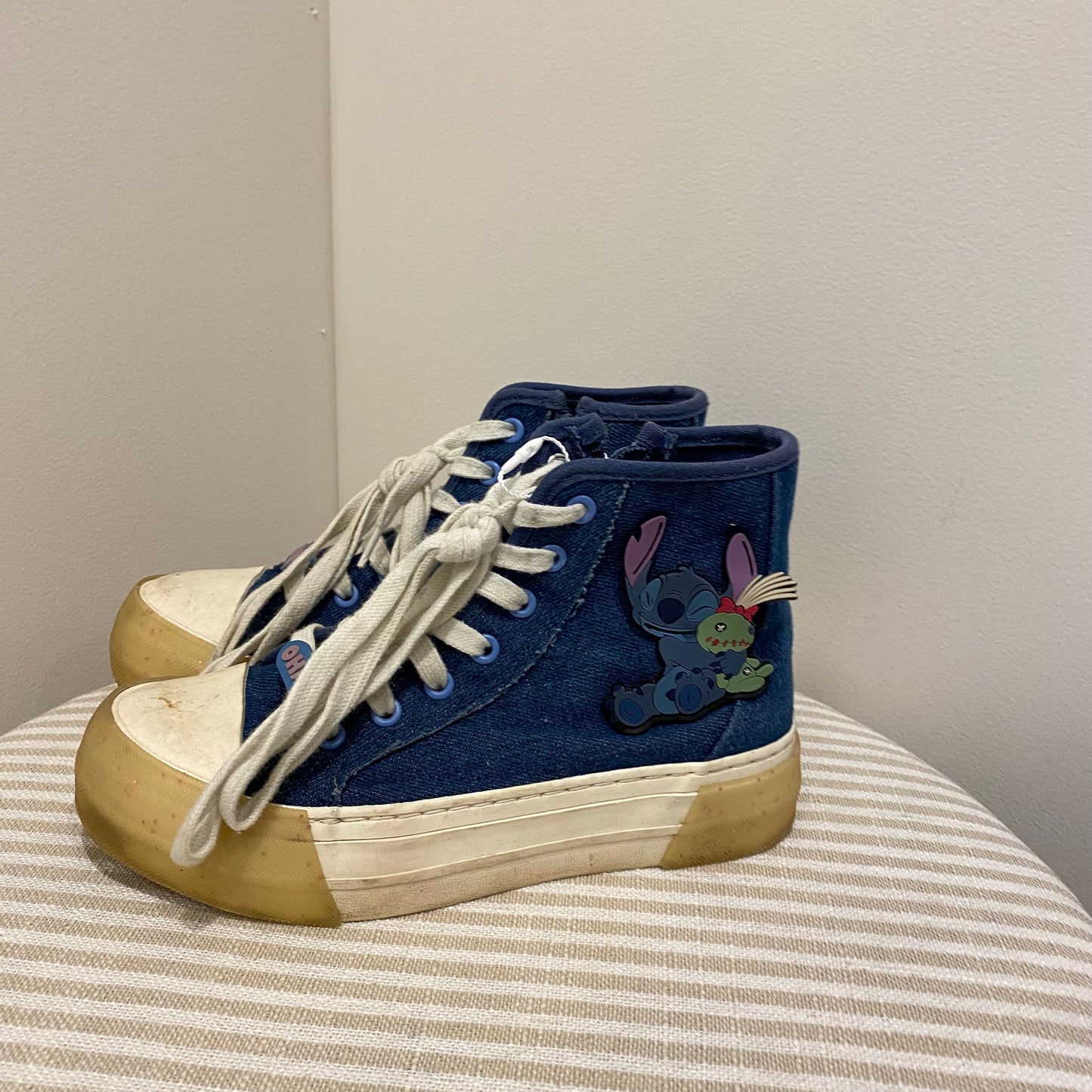 Zara Lilo & Stitch High Tops - Size EU 32